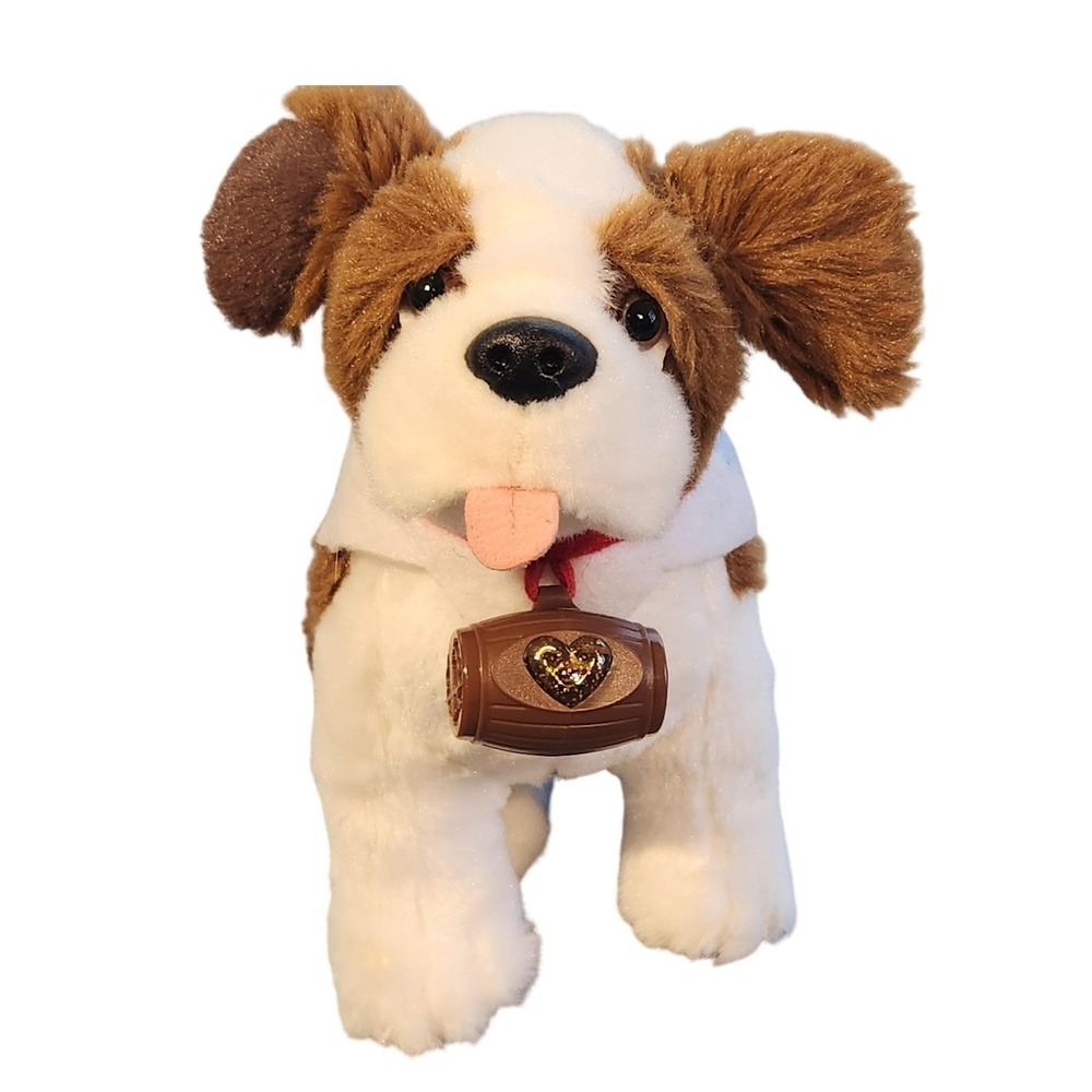 Elf On The Shelf Elf Pets Saint Bernard Dog Plush Stuffed Animal Small Brown Toy